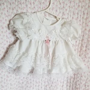 Vintage lace pinafore